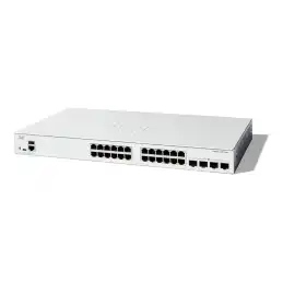 Cisco Catalyst 1300-24T-4G - Commutateur - C3 - Géré - 24 x 10 - 100 - 1000Base-T + 4 x Gigabit SFP - ... (C1300-24T-4G)_1